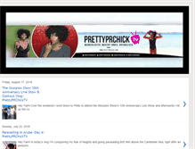 Tablet Screenshot of prettyprchick.com